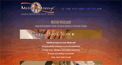Desktop Screenshot of motionmassage.com